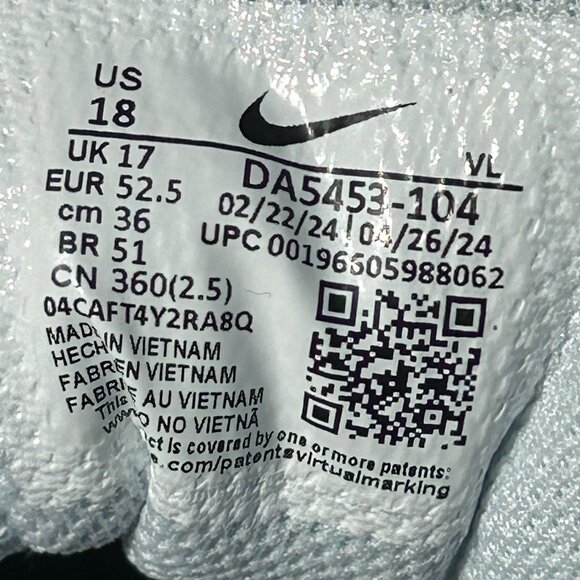 Nike Force Savage Pro 3 Football Cleats – Men’s Size 18 – New - Picture 9 of 15